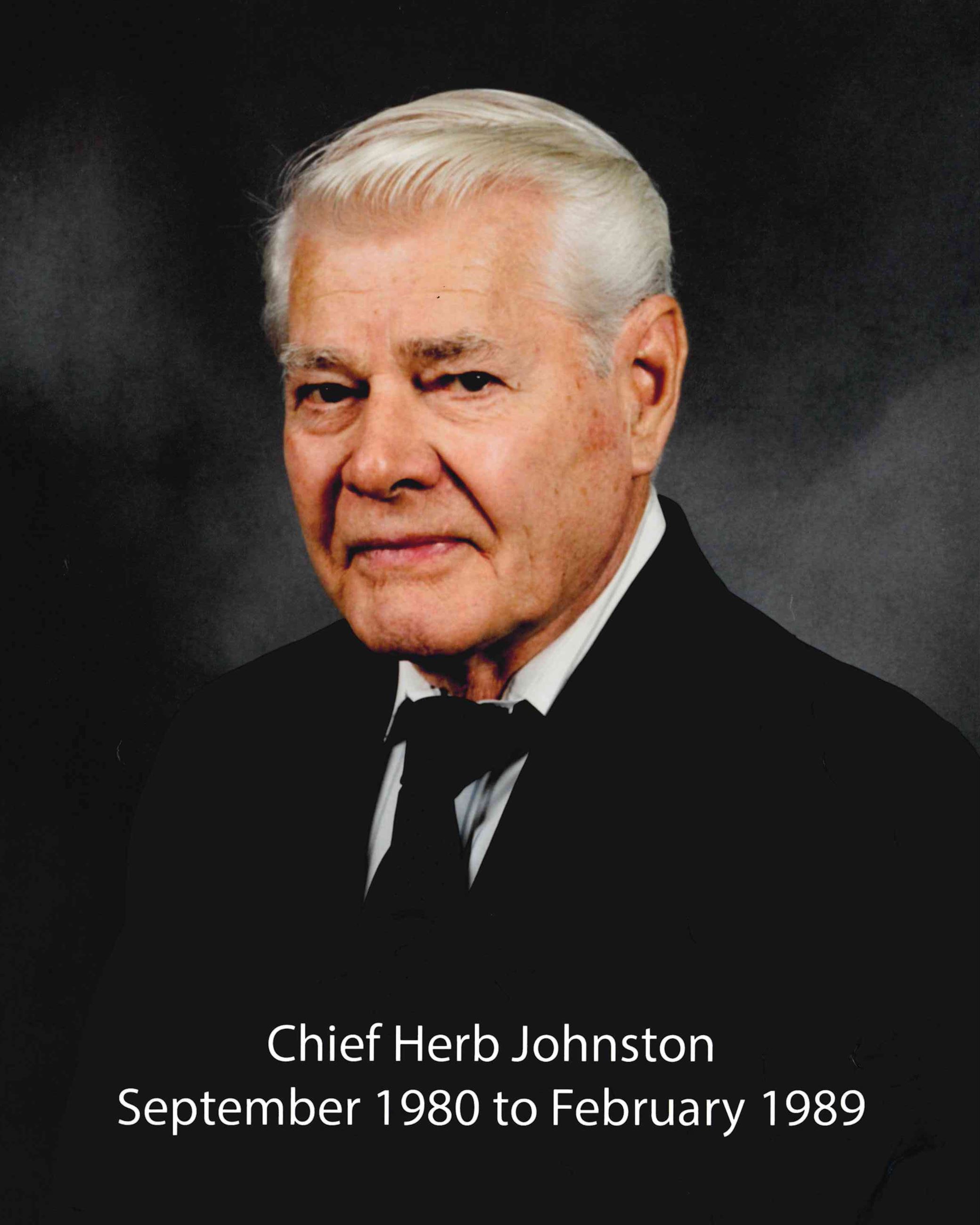 Chief Herb Johnston